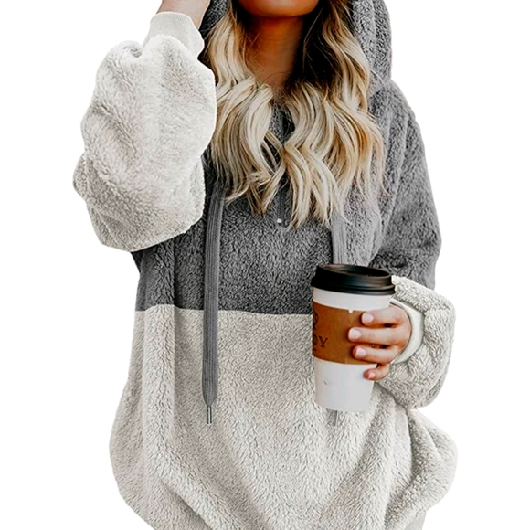 OVERSIZE FLEECE HOODIE - Picture 1 of 1